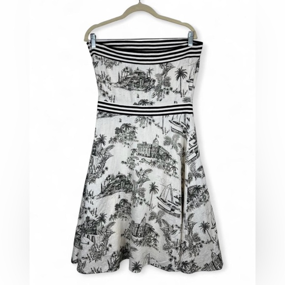 Tommy Bahama Tropical Marceau Toile
Linen Strapless Sundress - Picture 4 of 6